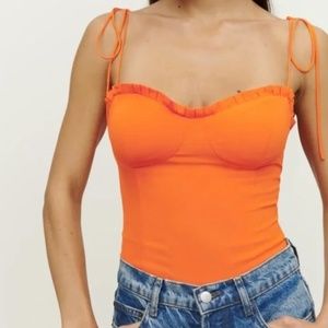 Reformation Novena Top - Citrus